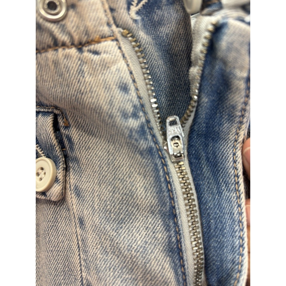 We The Free Free People Women's Wide Leg Jeans Size 25 Light Wash - Picture 15 of 16